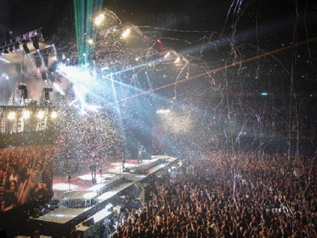 Konsert på kvällen